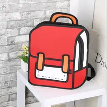 3D Anime Bag Cartoon Women Men Backpack School Bag 3D Style Canvas 2D Travel Drawing Book Mochila For teenagers
