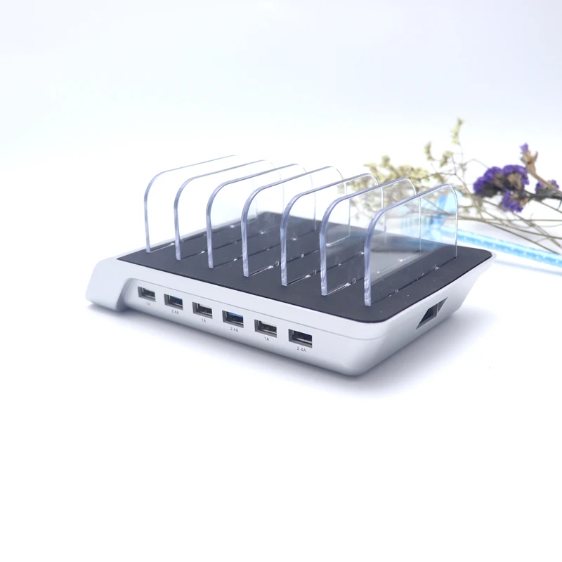 Универсальный 6 портов usb зарядная док станция с подставкой многофункциональный
