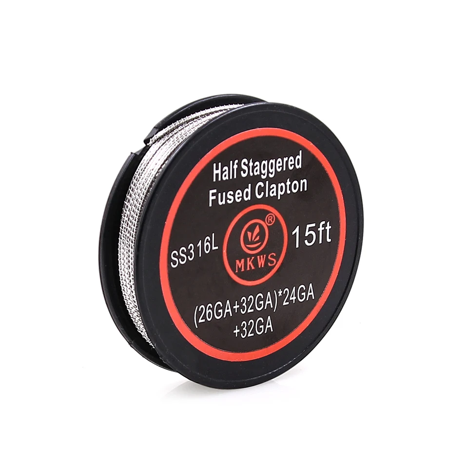 Half Staggered Fused Clapton coil (3)