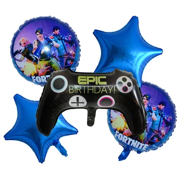 

Black Gamepad Foil Balloons Game Ballon Inflatable toys Game Theme party balloon Birthday party decorations kids Air Balloons
