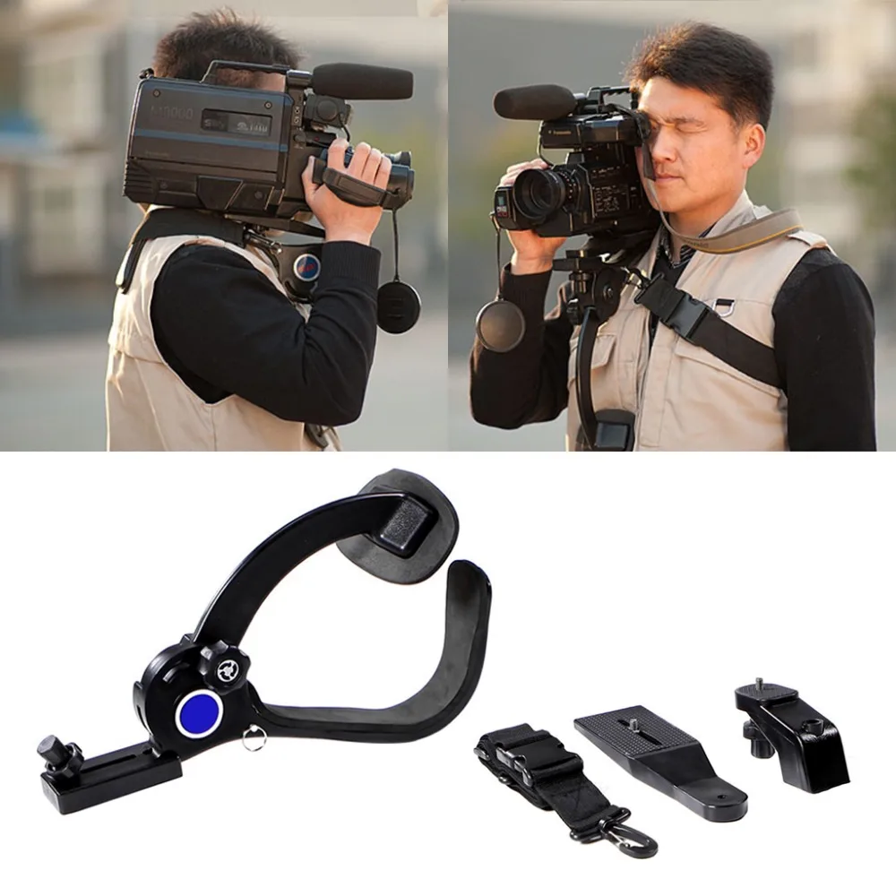 1 компл. Hands Free плечо Крепление камеры Pad Поддержка стабилизатор для видеокамеры DSLR