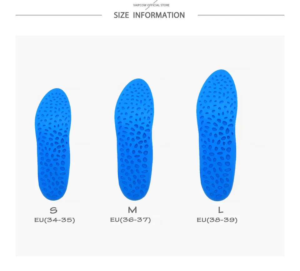 Sport insole print Blue XA5