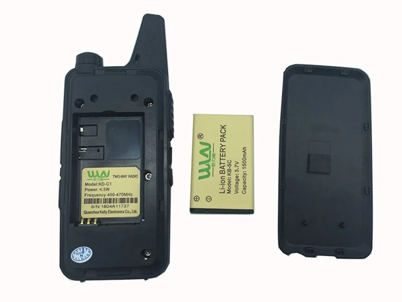 2 шт./лот wln kd-c1 handy talky UHF 400-470 МГц VOX ham трансивер Любительская cb радиостанция портативная мини рация PMR446