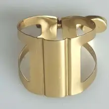 Идеальный тенор Bb саксофон металлическая Лигатура Sax части