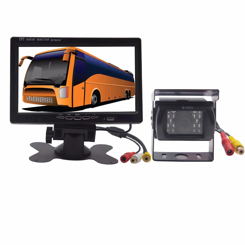 BYNCG 7 дюймов TFT lcd цветной 800*480 автомобильный монитор для камеры наблюдения