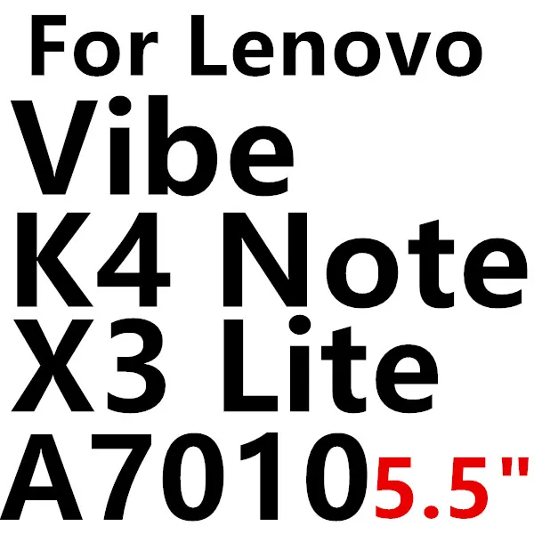 Закаленное стекло для защиты экрана для lenovo Vibe A Plus A1010 C A2020 A C2 K5 K6 power K4 Note Plus P2 P1 A7700 GLAS Sklo Cover - Цвет: Vibe  K4 Note A7010