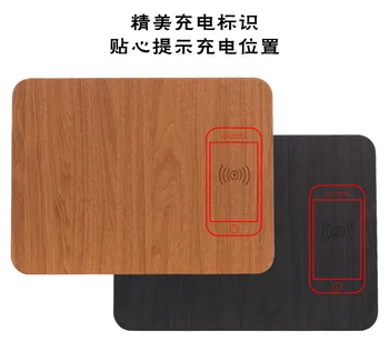 

Fast Wireless Charger for iphone X 8 plus or xiaomi Ultra-thin wood grain wireless charging mouse pad Charger for samsung S9 S8