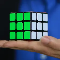 2019 Новый Zcube боевой конь ZhanMa 3x3x3 5,7 см Скорость Cube Cubo Magico черная наклейка для взрослых детей Образование игрушки