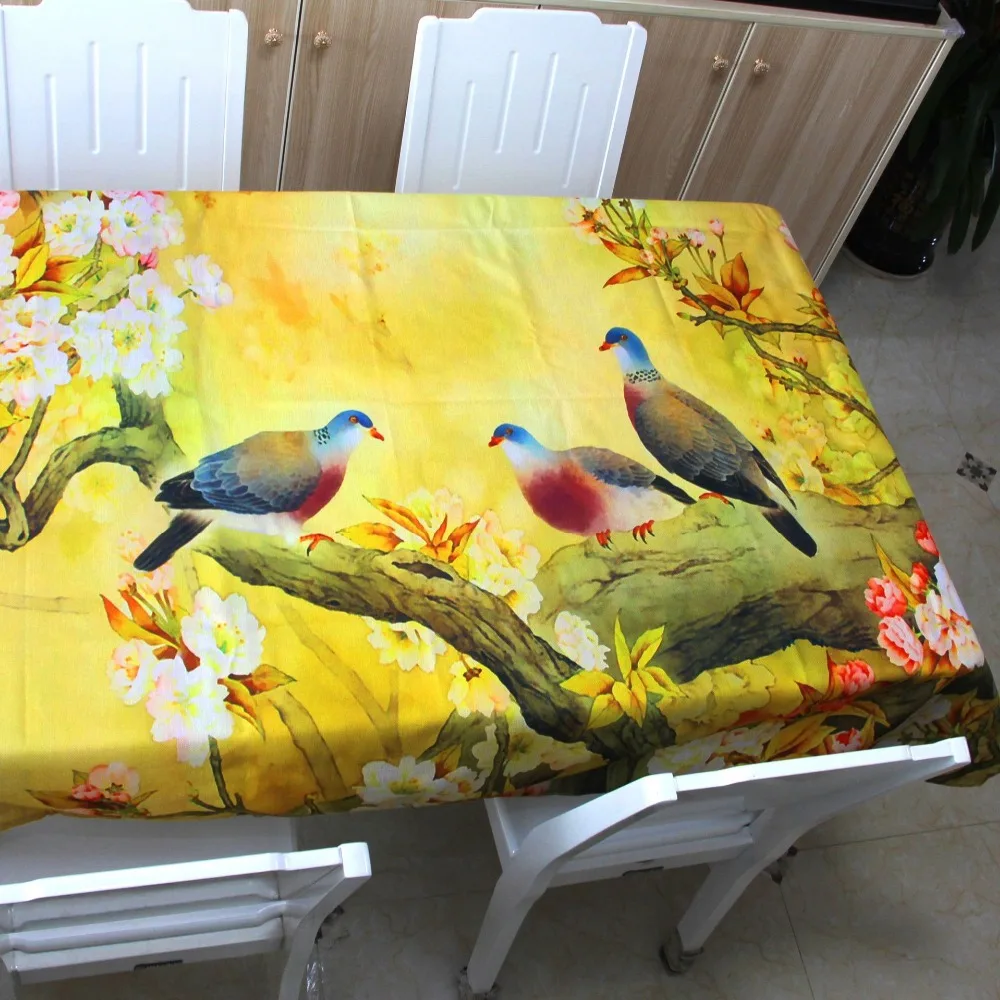 Rectangle Tablecloth Decorate Printed Wedding Table Covers Proof Thick Tablo Cloth For Home Kitchen Decoration Toalha De Mesa Rectangle Tablecloth Decorate Printed Wedding Table Covers Proof Thick Tablo Cloth For Home Kitchen Decoration Toalha De Mesa