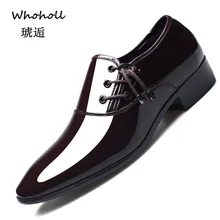 Dress Shoes Men Oxford Patent Leather Men's Dress Shoes Business Shoes Men Oxford Leather Zapatos De Hombre De Vestir Formal 48 heinrich summer new quality men shoes leather for men business dress shoes leather lace breathable men shoes zapatos de vestir