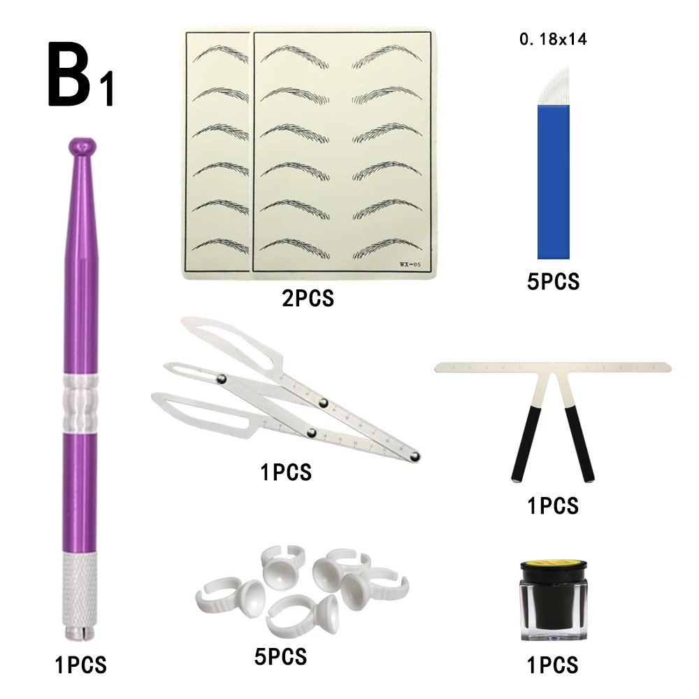 Eyebrow Tattoo Supplies Professional Tattoo Kit Tattoo Pigment