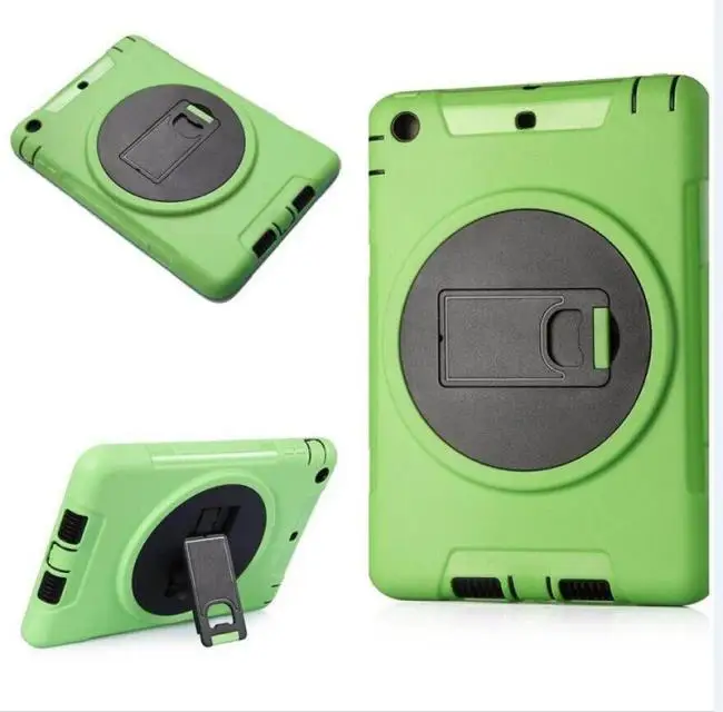 

Armor Shockproof Leather Hand Strap Protector Stand Sillone Case Cover For Apple iPad mini 3 7.9"Tablet