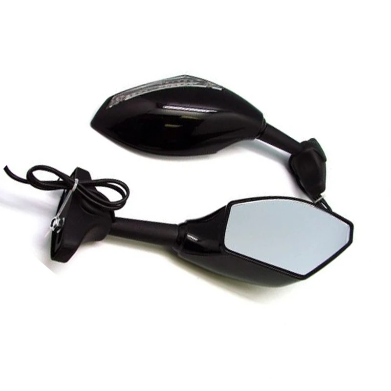 Retrovisores da Motocicleta Sinais de Volta Led para Honda Espelhos Indicador Luzes 1100 Cbf1000 Vtr 1000 f Firestorm Cbr1100xx Cbr 13 Espelhos retrovisores da motocicleta sinais de volta