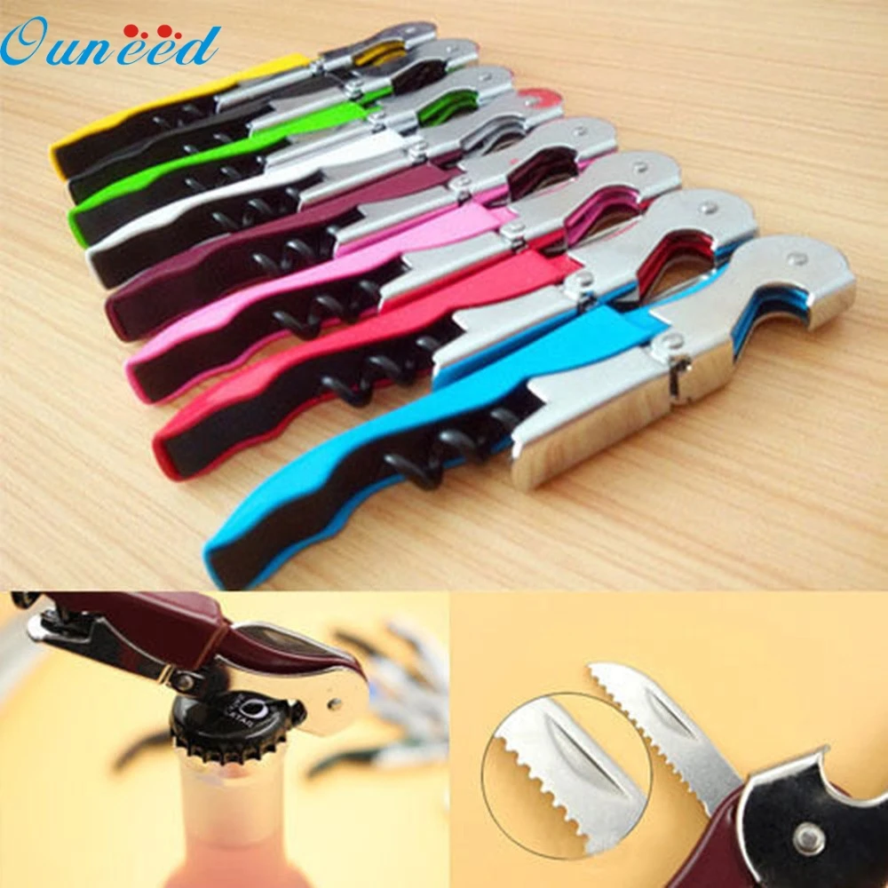 

Beer Cap Bottle Opener Stainless Steel Cork Screw Corkscrew MultiFunction Wine Bottle Cap Opener Kitchen Bar Tools Accessories