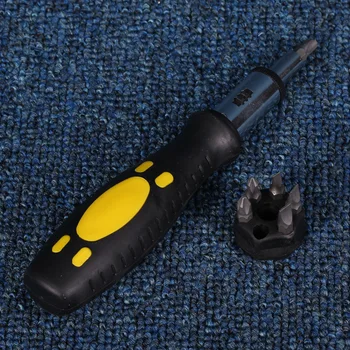 

Snake Drill Bit Extender Extends reach up to 12 inches with Ratchet Tool + Circular Screw Driver Heads for Electrical DIY