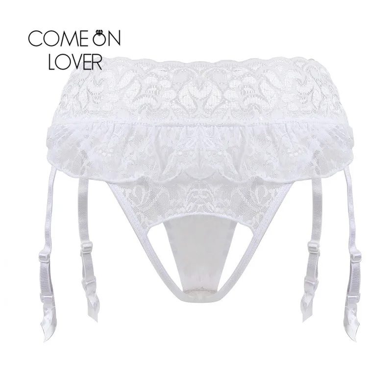 Comeonlover подтяжки для чулок для женщин кружево Jartiyer сексуальный подвязка Пояс для чулок с высокой талией пояс на подтяжках I5160