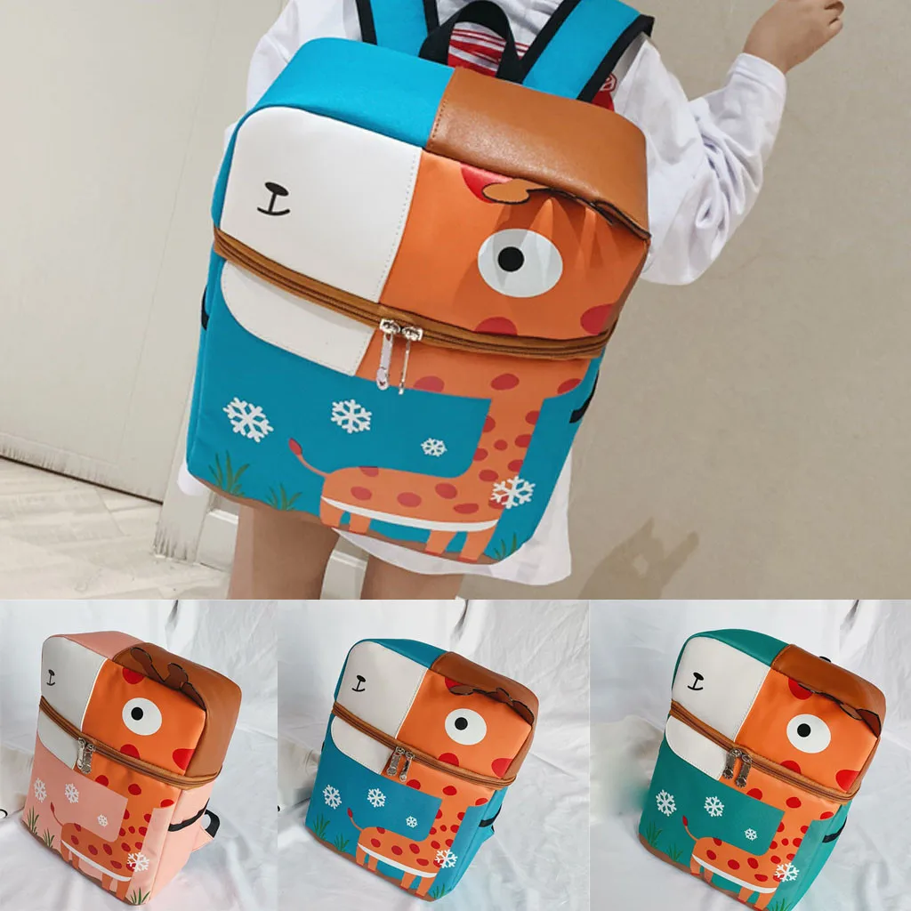 

Cartoon Pattern Children's Backpack Large Capacity Student Bag Adult Backpack New Women Backpack Multifuction Bagpack