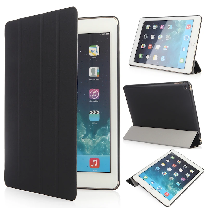 

Stand Case for iPad Air 2, iHarbort Magnetic PU Leather Case smart Cover with Multi-Angles holder Stand Auto Sleep/ Wake Up