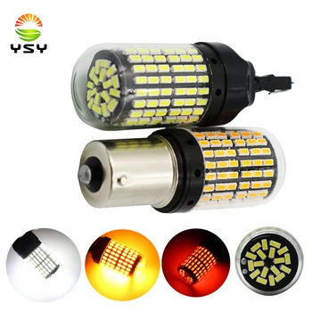 

YSY Led 3014 144smd CanBus 1156 BA15S P21W BAU15S PY21W 7440 W21W W21/5W 3156 LED Turn Signal Lights Bulb Error FREE No Flash