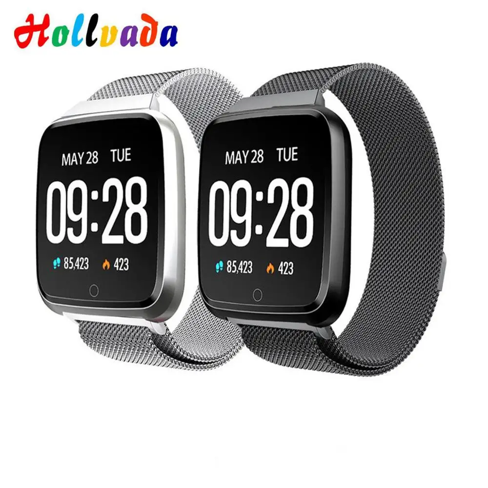 

Hollvada Y7 Long Standby Time Smart Watch Blood Pressure Oxygen Smartwatch Waterproof BT4.0 Heart Rate Monitor for IOS Android