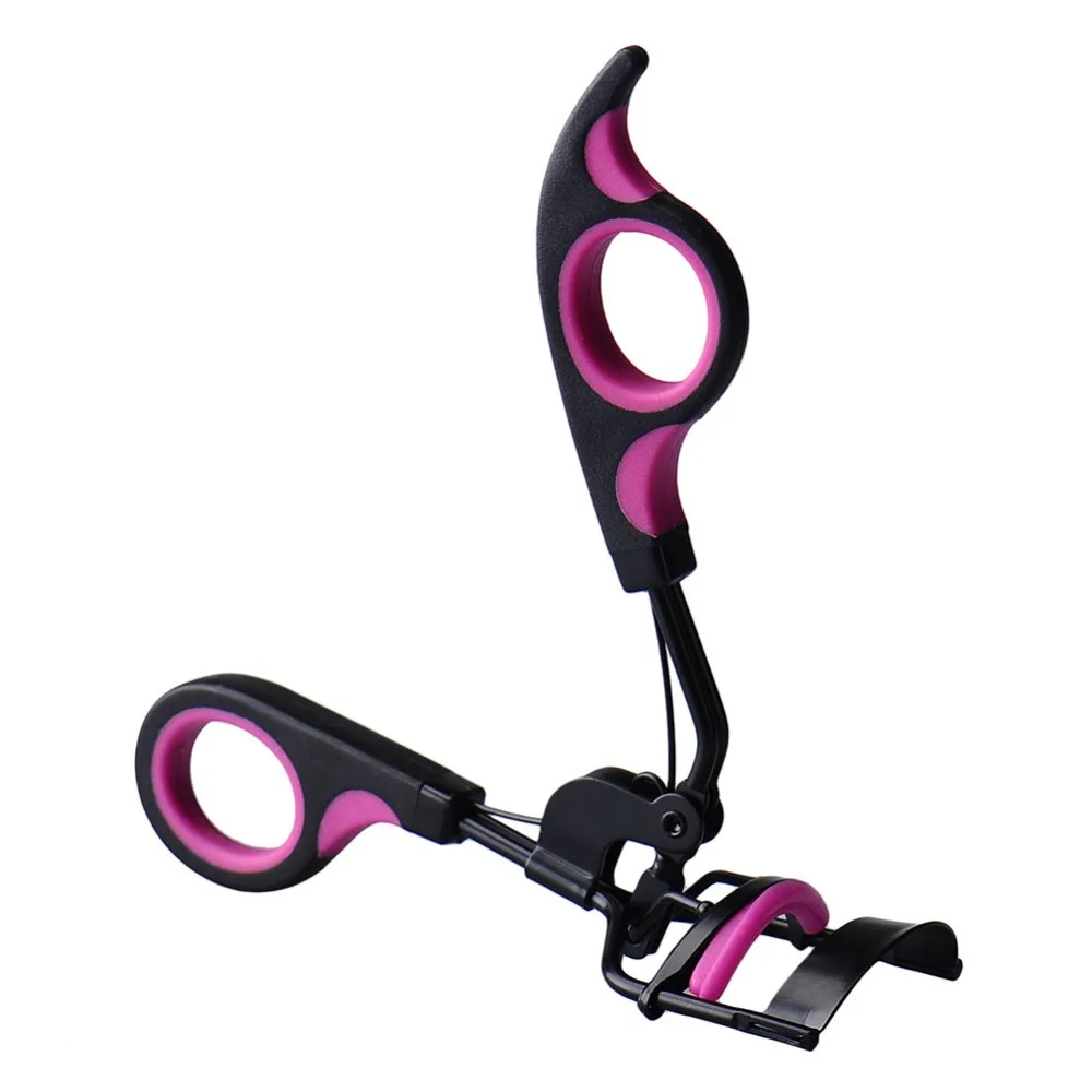 

High Quality Handle Curl Eye Lash Curler Eyelash Cosmetic Makeup Eyelash Curler Curling Lashes Tools With Pink Refill Pad