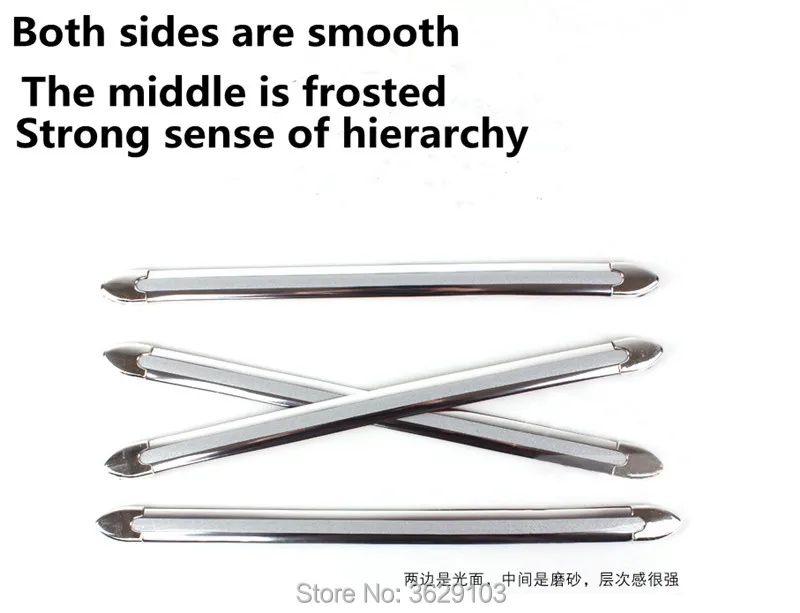 

Anti collision protective rubber strip for automobile bumper Car styling for Chrysler 300c 300 sebring pt cruiser town country