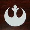 Различные Звездные войны стикер на стену, Звездные войны Имперский Rebel Alliance JEDI орден логотип виниловая наклейка s для ноутбука/телефона/автомобиля - Цвет: white