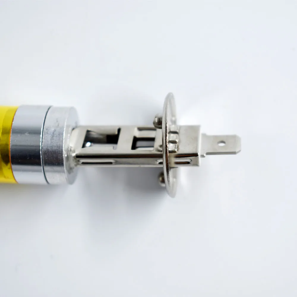 2 шт. H1 4300K 100W Светодиодный желтый 20-SMD проектор противотуманные Автомобильные фары