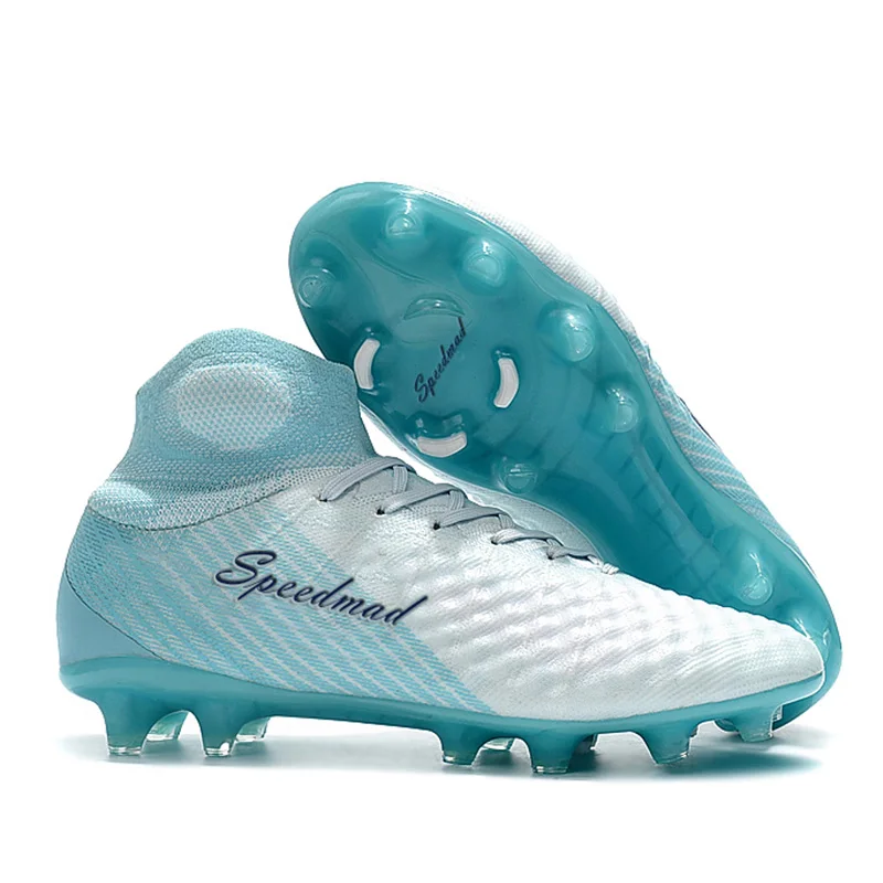 

Sneakers Men Soccer Shoes FG Soccer Cleats 2018 High Ankle Football Boots Zapatos Futbol Sala Chuteira Futebol Original