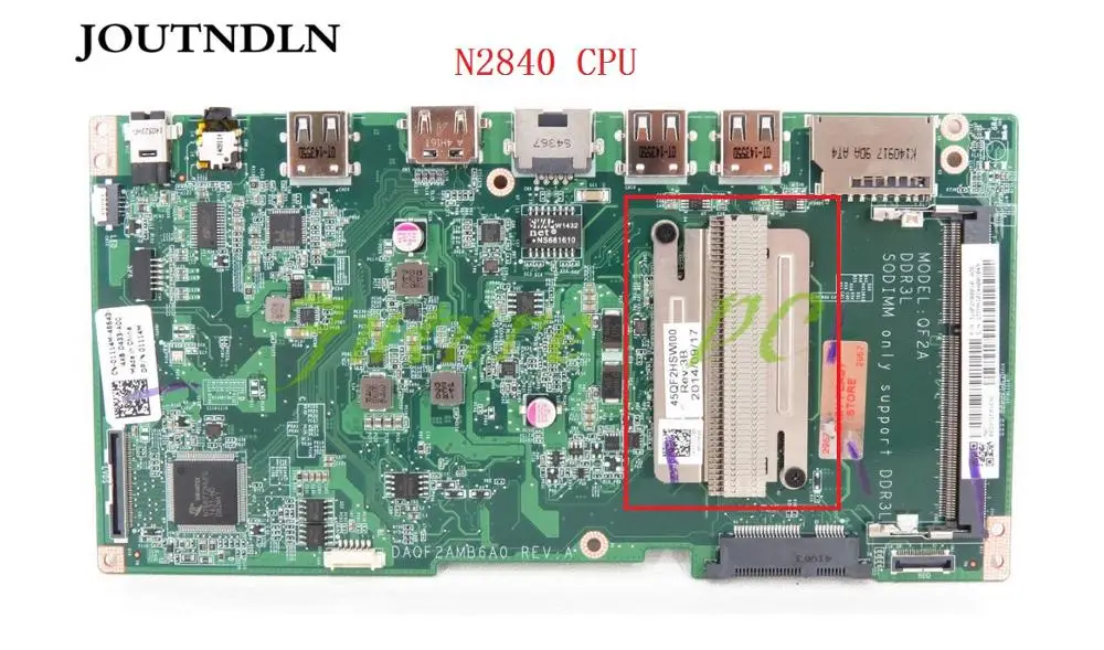 Материнская плата JOUTNDLN для ноутбука Dell Inspiron All In One 20 3043 01114m 1114m DAQF2AMB6A0 W/ N2840