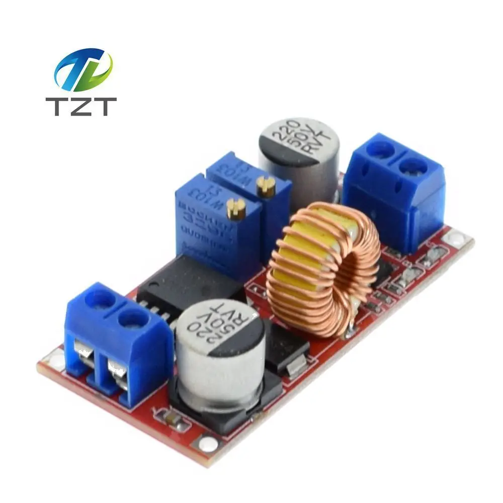 

1pcs 5A DC to DC CC CV Lithium Battery Step down Charging Board Led Power Converter Lithium Charger Step Down Module XL4015 red