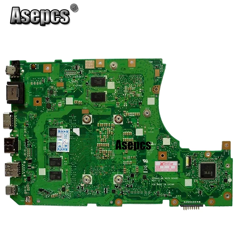 Asepcs X556UR X556UF X556U тестовая оригинальная материнская плата 4G ram I5-6200U