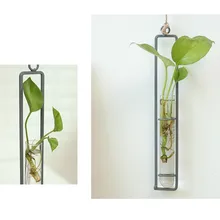 1 шт. длинные висячие Стекло ваза гидропоники Стекло вазы дома моды украшения растения ваза для цветов JL 216