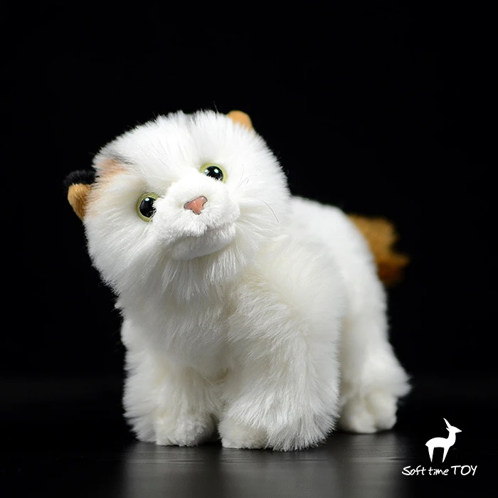 リアル寿命ぬいぐるみ猫の人形のおもちゃかわいい白猫人形ソフトおもちゃプレゼント Aliexpress