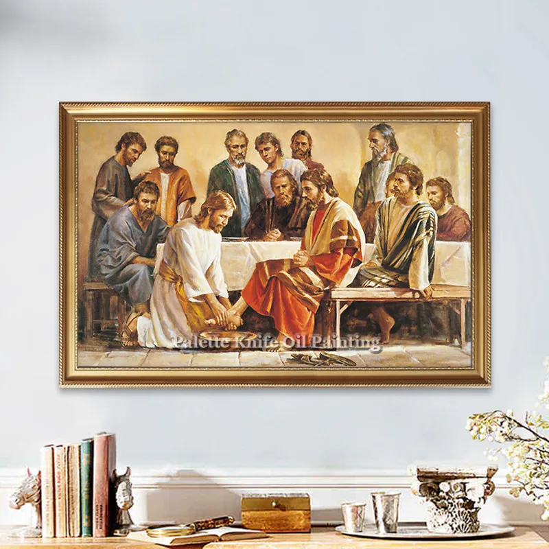 Poster and Print of Jesus Christ Jesus on Canvas Wall Pictures for