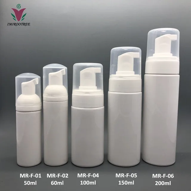 15pcs 30ml 50ml 60ml 100ml 150ml 200ml BPA Free Foaming Pump Bottles