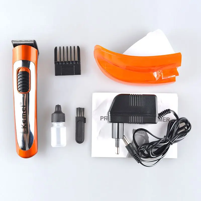 

Kemei KM-607A professional hair clipper steel blade mens trimmer rechargeable electric hair clipper hair trimmer Gift