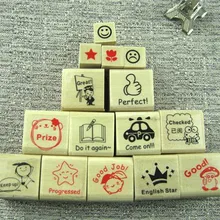 60 комплектов(15 шт./компл.) Новые английские учители комментарии деревянный набор штампов/DIY деко штамп/деревянный подарочный штамп/Scrabbook украшения