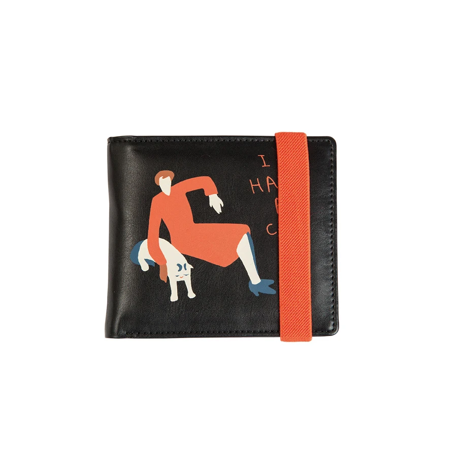 

[2018 new arrival]YIZISToRe lovely PU printed folio short wallets women with elastic string in SIMPLE LIFE series(FUN KIK)