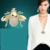 European And American Big Cute Bee Brooch CZ  Brooch Pin Collar Cardigan Dress Female Jewelry  Brooches For Wedding Bouquets ► Photo 3/3