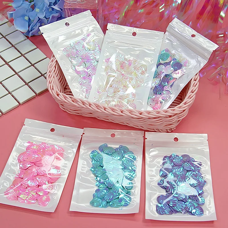 

Omilut 10g Shell Letter Sequins Handmade DIY Material Shell Mud Fills Shell Mud Symphony Pearl Shell Sequins Baby Shower Supplie