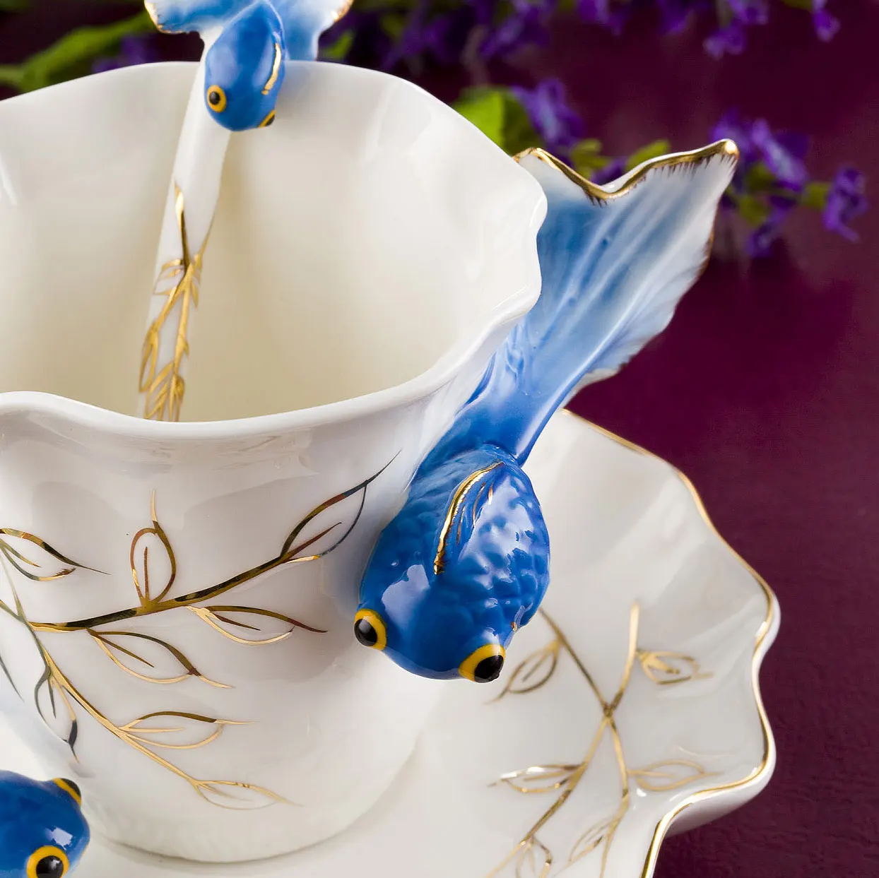 Друзья благословение чашки кофе набор керамические костяного фарфора чашки Европейский творческая чашка день Чай Чёрный чай Чай