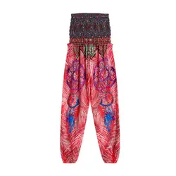 2019 новые брюки женские свободные harajuku с эластичной талией хип-хоп брюки шаровары до щиколотки брюки mujer cintura alta