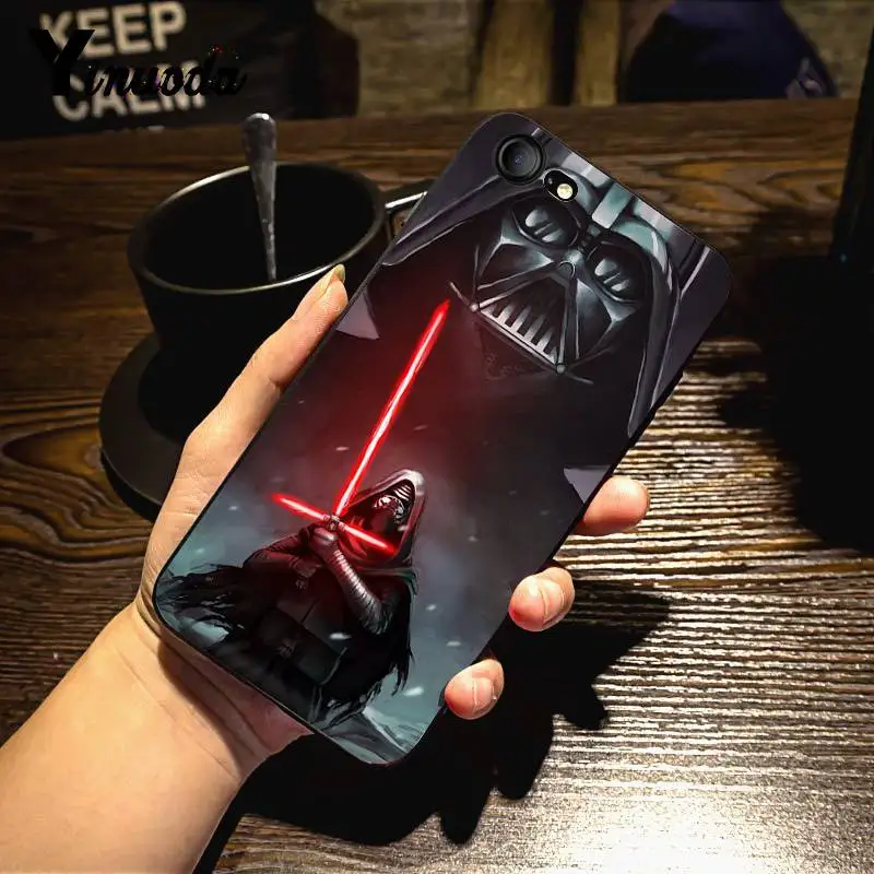 Yinuoda для iphone 7 6 X Чехол REY KYLO REN LIGHTSABER FIGHT чехол для телефона для iphone X 8 7 6 6S Plus X 5 5S SE XR XS XSMAX - Цвет: 2