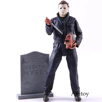 

NECA Halloween Ultimate Michael Myers Brinquedos Action Figure Pumpkin With LED Light Collectible Model Toy