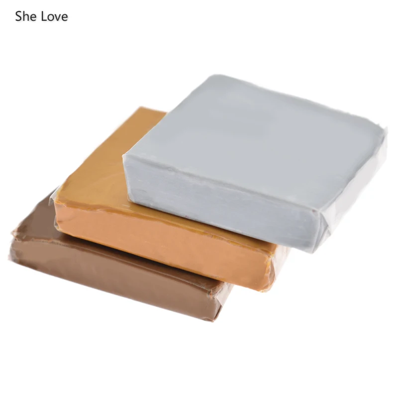 

She Love 40g/lot Silver Gold Color Soft Clay Coffee Metal Modeling Clay Material Diy Kids Toy Crafts
