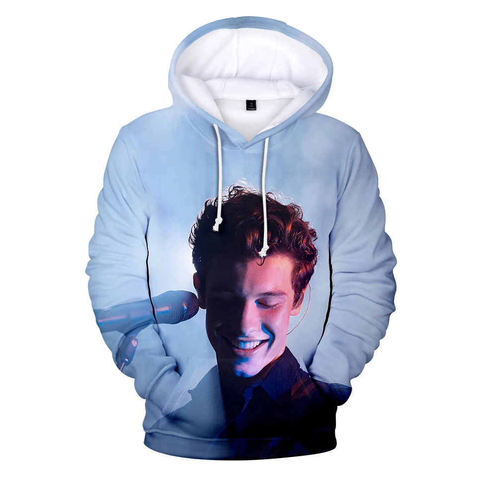 Мужские/женские толстовки с 3D принтом Shawn Mendes Осенние повседневные лидер