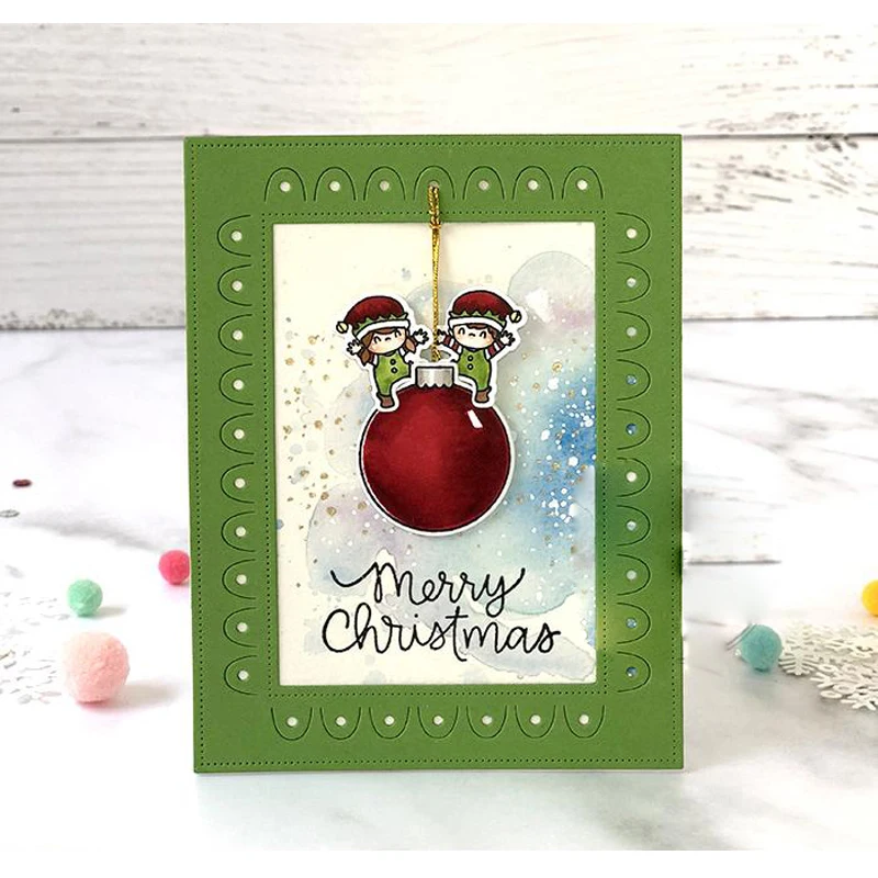 

DOOR FRAME Handmade Cutting Dies DIY Embossing Stencil Template Decoration Photo Album Card Making Scrapbooking