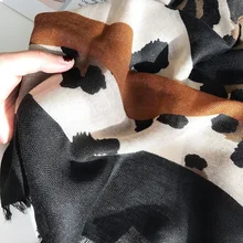 Осенний леопардовый узор хаки полосатый шаль из вискозы шарф женский с принтом хиджабы и палантины пашмины палантин мусульманский Sjaal