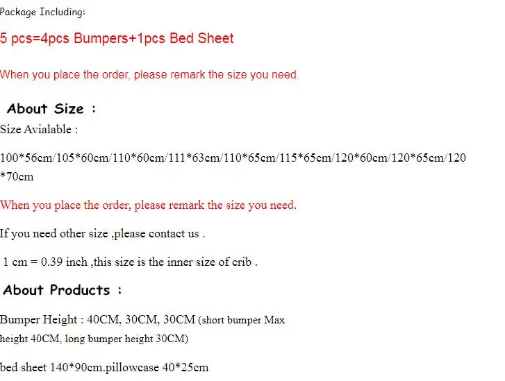  5pcs/set Grey Baby Crib Bedding Set Infant Cot Bumpers Bed Sheet Cotton Newborn Bedding Kit Cute Pa - 33038703717